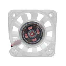 5V4010透明帶燈風扇大風量超靜音直流風機手機散熱器風扇